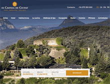 Tablet Screenshot of hotelelcastell.com